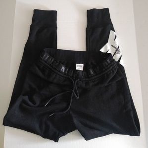 Victoria's Secret Pink Skinny Logo Band Joggers